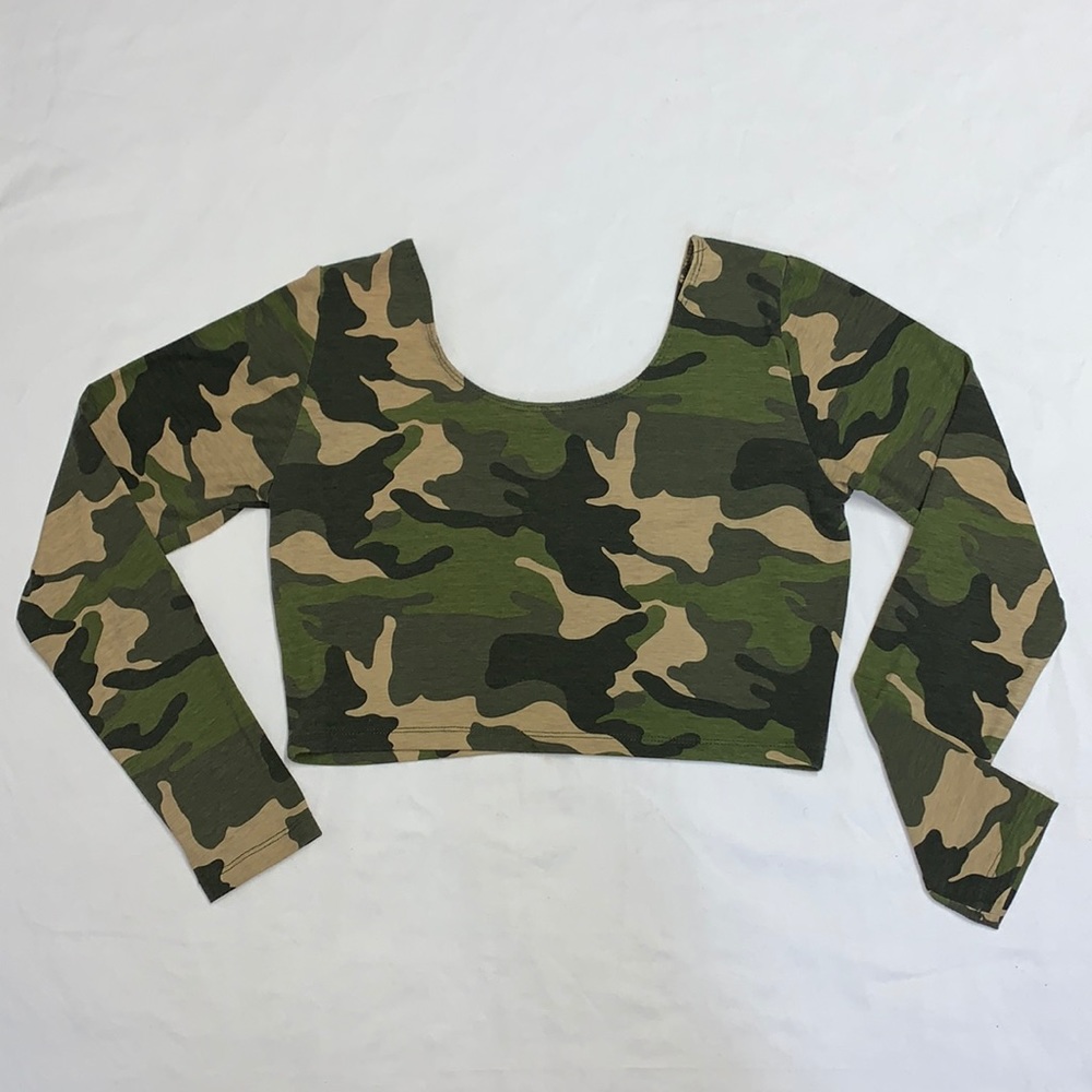Camouflage Crop Top